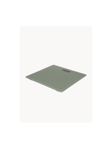 Balance numérique Libra, Verre, Vert sauge, larg. 28 x prof. 28 cm