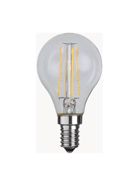 E14 žiarovka, hrejivá biela, 1 ks, Priehľadná, Ø 5 x V 8 cm