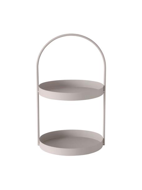 Metalen standaard Joko, Gecoat metaal, Beige, Ø 27 x H 44 cm