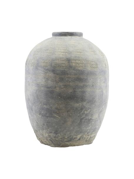 Vase en béton à poser au sol Rustik, Béton, Tons gris, Ø 37 x haut. 47 cm