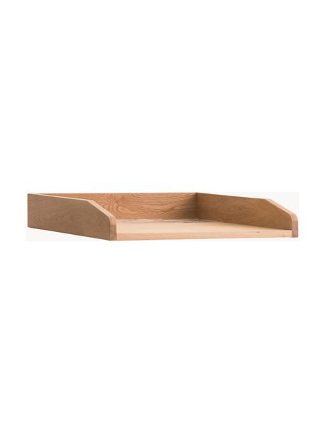 Holz-Wickelauflage Pure, Eichenholz, Mitteldichte Holzfaserplatte (MDF), Eichenholz, B 54 x T 72 cm