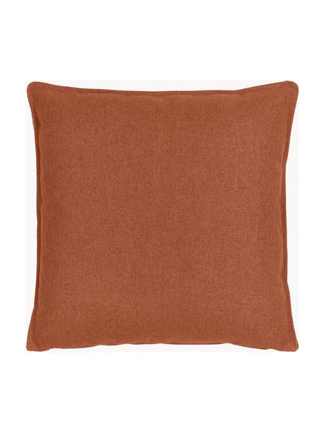 Sofa-Kissen Lennon, Bezug: 100 % Polyester, Terrakotta, B 60 x L 60 cm