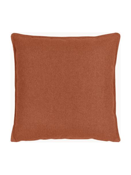 Coussin canapé Lennon, Terracotta, larg. 60 x long. 60 cm