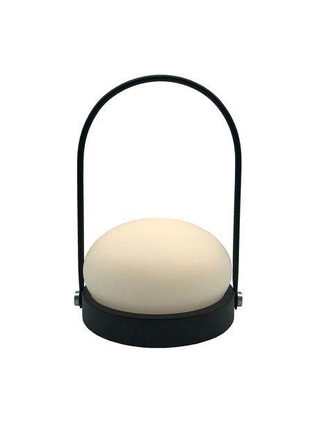 Lampe de jardin mobile à intensité variable Day, Noir, blanc, Ø 16 x haut. 23 cm