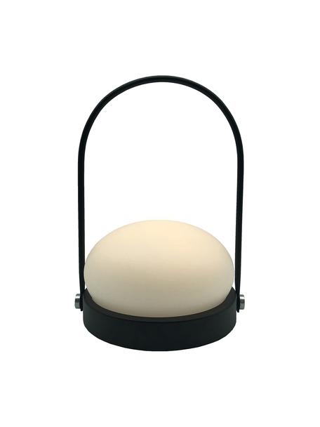 Prenosná stmievateľná stolová lampa Day, Čierna, biela, Ø 16 x V 23 cm