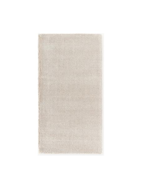 Tapis à poils ras tissé main Ainsley, 60 % polyester, certifié GRS
40 % laine, Beige clair, larg. 80 x long. 150 cm (taille XS)