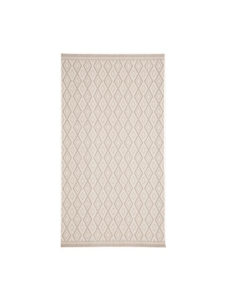 Interiérový a exteriérový koberec Capri, 86 % polypropylen, 14 % polyester, Béžová, krémově bílá, Š 80 cm, D 150 cm (velikost XS)