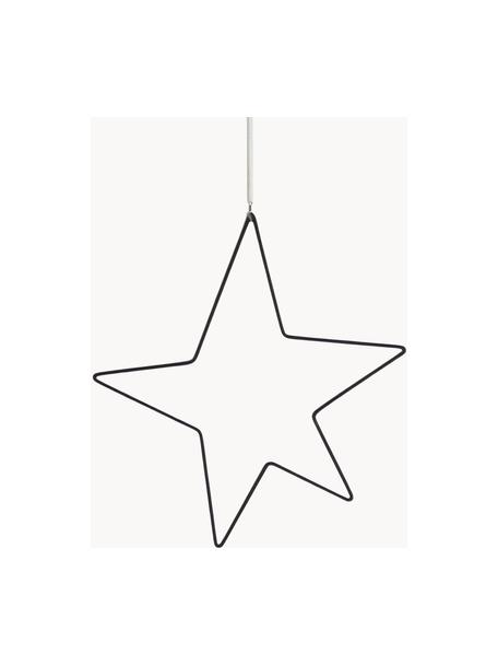 Étoile à suspendre Kelia, Noir, larg. 21 x haut. 23 cm