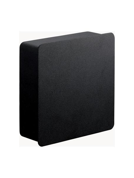 Caja para llaves parte trasera magnético Rin, Acero con pintura en polvo, Negro, An 16 x Al 16 cm