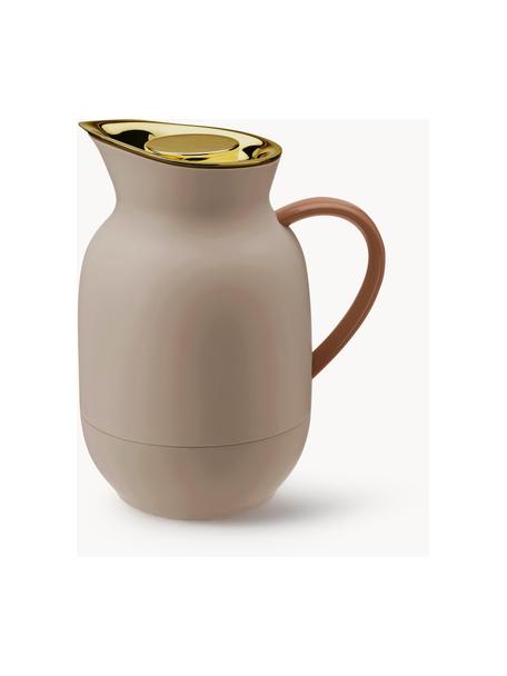 Pichet isotherme mat Amphora, Beige, nougat, doré, 1 l