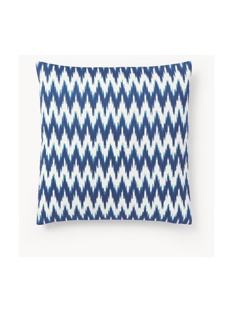 Housse de coussin de jardin motif ikat Maillot, 100 % acrylique

Le matériau est certifié STANDARD 100 OEKO-TEX®, 2016OK0494, Tons bleus, larg. 40 x long. 40 cm