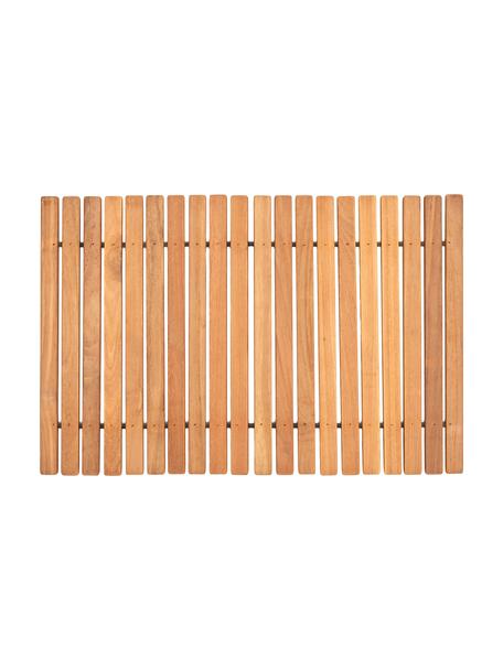 Tappeto bagno in legno di teak Anna, Legno di teak, Larg. 40 x Lung. 60 cm