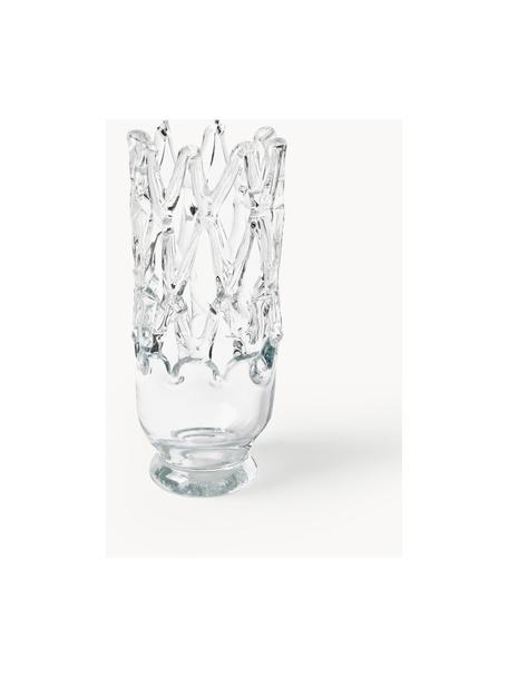 Vase en verre Timantti, haut. 33 cm, Verre, Transparent, Ø 14 x haut. 33 cm