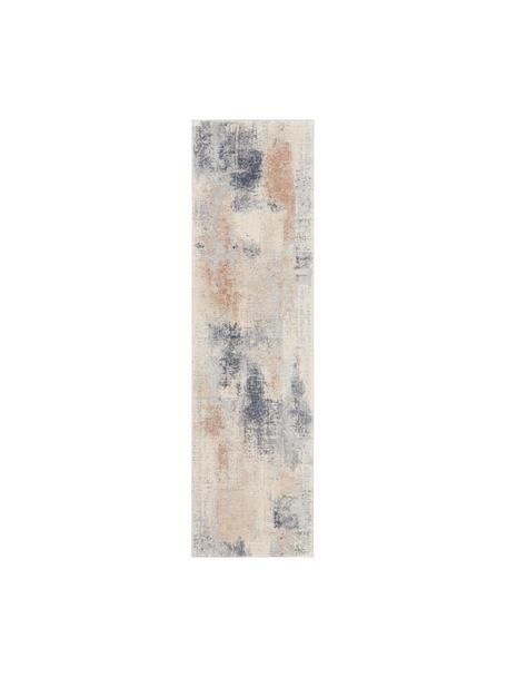Dizajnový behúň Rustic Textures II, Béžová, sivá, Š 65 x D 230 cm