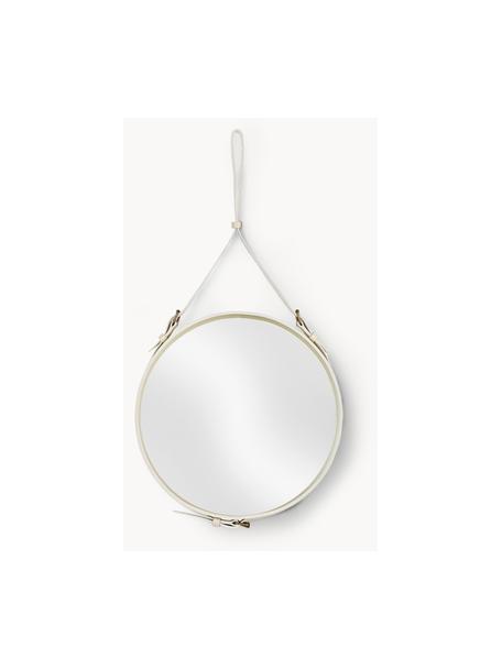 Miroir mural rond Adnet, Blanc cassé, Ø 58 cm