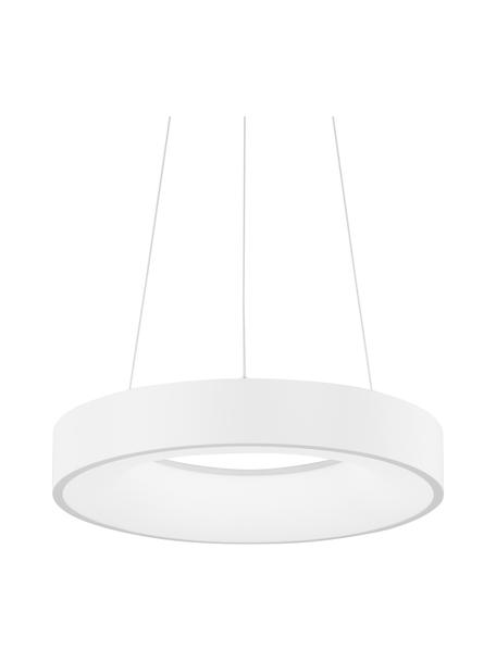 Stmívatelné závěsné LED svítidlo Rando, Bílá, Ø 38 cm, V 6 cm