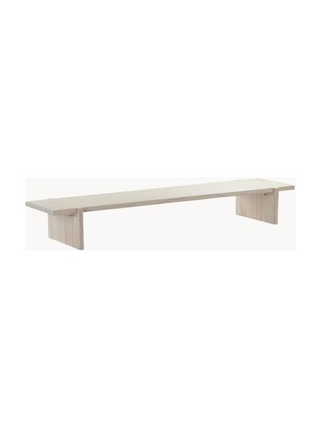 Mesa de centro de madera de roble Tottori, Madera de roble, Madera de roble, An 180 x F 44 cm
