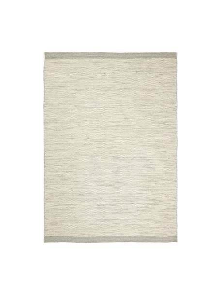 Ručně tkaný vlněný běhoun Asko, melírovaný, Béžová, Š 140 cm, D 200 cm (velikost S)
