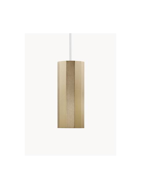 Lampa wisząca Alanis, Odcienie złotego, Ø 6 x W 15 cm