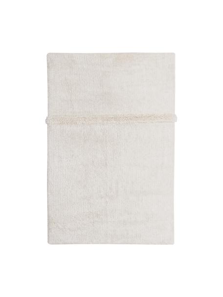 Tapis en laine fait main Tundra, lavable, Blanc crème, larg. 80 x long. 140 cm (taille XS)