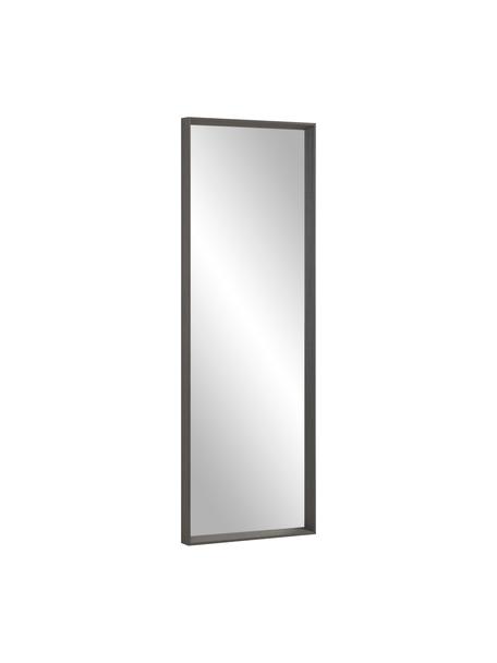 Obdélníkové nástěnné zrcadlo s dřevěným rámem Nerina, Hnědá, Š 52 cm, V 152 cm