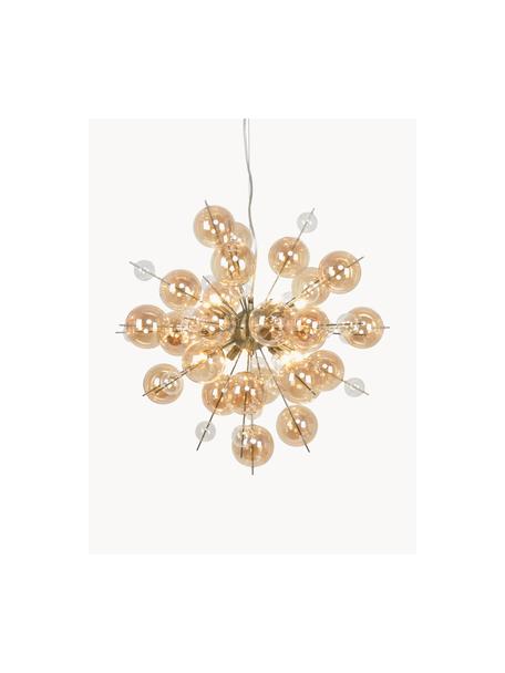 Lampada a sospensione Explosion, Dorato, trasparente, Ø 65 cm