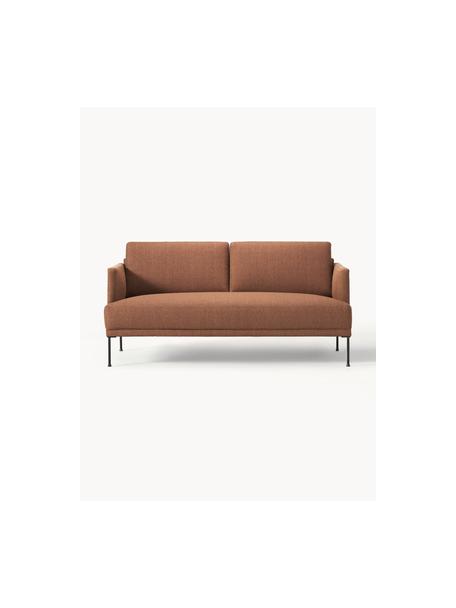 Sofa Fluente (2-Sitzer), Bezug: 100% Polyester Der strapa, Gestell: Massives Kiefernholz, Füße: Metall, pulverbeschichtet, Webstoff Nougat, B 166 x T 85 cm