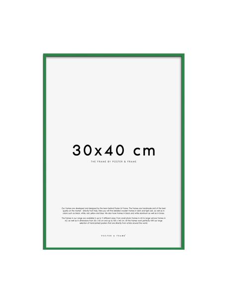 Cadre photo artisanal Explore, tailles variées, Vert, 30 x 40 cm