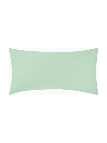 Poszewka na poduszkę z satyny bawełnianej Comfort, 2 szt., Szałwiowy zielony, S 40 x D 80 cm