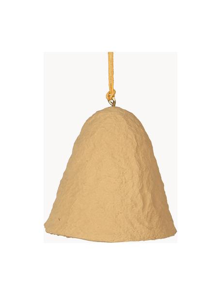 Baumanhänger Pulp, 4 Stück, Baumwollzellstoff, Beige, Ø 6 x H 6 cm