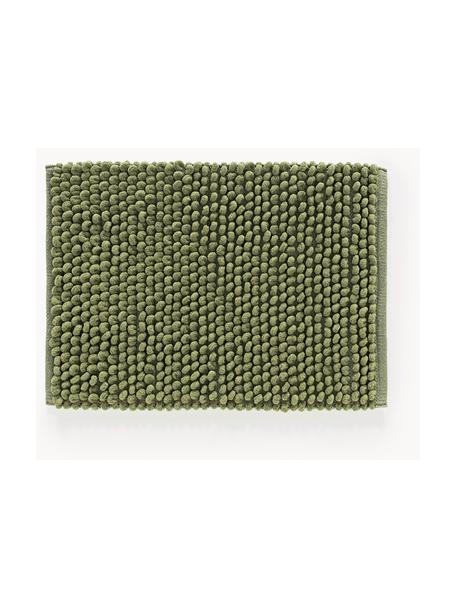 Tapis de bain doux design bouclé Brady, 68 % polyester, certifié GRS, 32 % coton

Le matériau est certifié STANDARD 100 OEKO-TEX®, 21.HIN.559, HOHENSTEIN HTTI, Vert foncé, larg. 50 x long. 70 cm