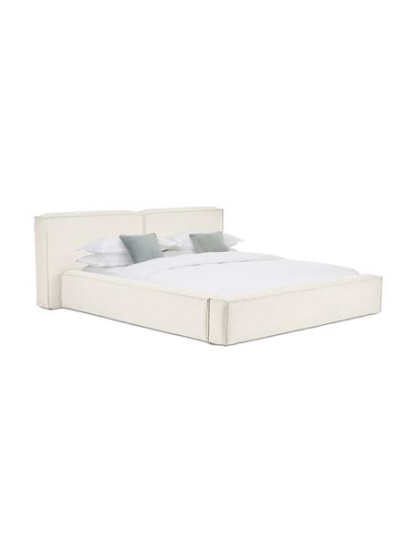 Polsterbett Lennon, Bezug: 100% Polyester Der hochwe, Gestell: Massives Kiefernholz, FSC, Webstoff Beige, B 160 x L 200 cm