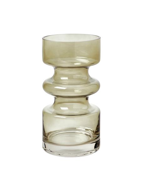 Mundgeblasene Glas-Vase Clea, Glas, Grün, Ø 10 x H 18 cm