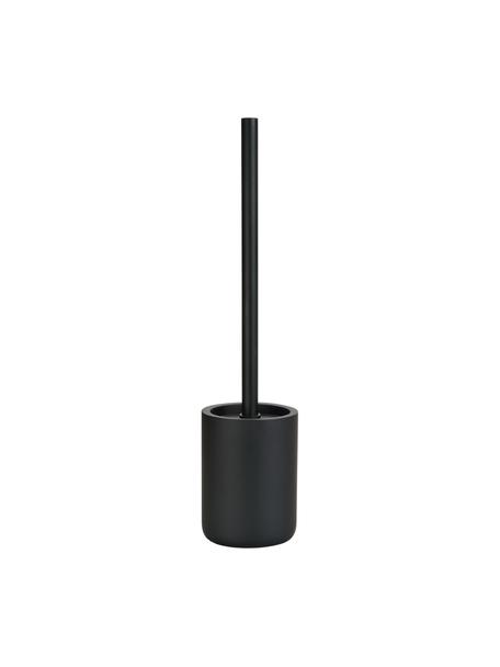 Toiletborstel Archway in zwart, Houder: polyresin, Zwart, Ø 10 x H 41 cm