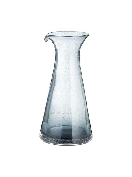 Karafka ze szkła dmuchanego Bubble, 800 ml, Szkło, Transparentnyny, szary, W 25 cm