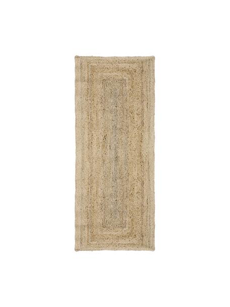 Ręcznie wykonany chodnik z juty Sharmila, 100% juta

Ponieważ dywany z juty są szorstkie, są mniej odpowiednie do bezpośredniego kontaktu ze skórą, Beżowy, S 80 x D 200 cm