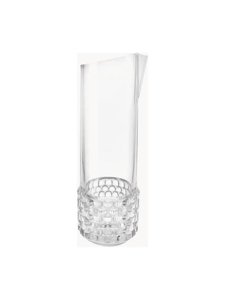 Carafe à eau avec embossage décoratif Jellies, 1,3 L, Plastique, Transparent, 1,3 L