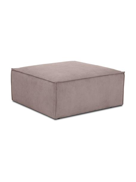 Sofa-Hocker Lennon in Braun aus Cord, Bezug: Cord (92% Polyester, 8% P, Gestell: Massives Kiefernholz, FSC, Cord Braun, B 88 x H 43 cm