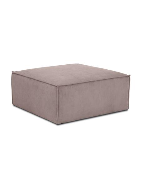 Sofa-Hocker Lennon aus Cord, Bezug: Cord (92% Polyester, 8% P, Gestell: Massives Kiefernholz, FSC, Cord Braun, B 88 x H 43 cm