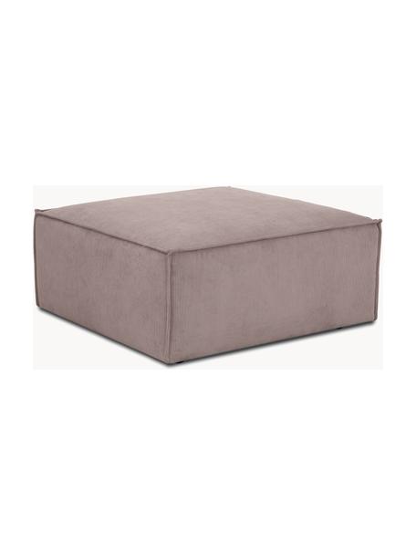 Manšestrová podnožka Lennon, Taupe, Š 88 cm, H 88 cm