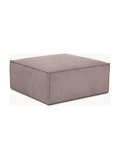 Sofa-Hocker Lennon aus Cord, Bezug: Cord (92 % Polyester, 8 %, Gestell: Massives Kiefernholz, Spe, Cord Taupe, B 88 x T 88 cm