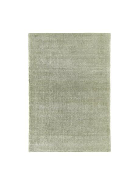 Ručně tkaný koberec s nízkým vlasem Ainsley, 60 % polyester, certifikace GRS
40 % vlna, Šalvějově zelená, Š 160 cm, D 230 cm (velikost M)