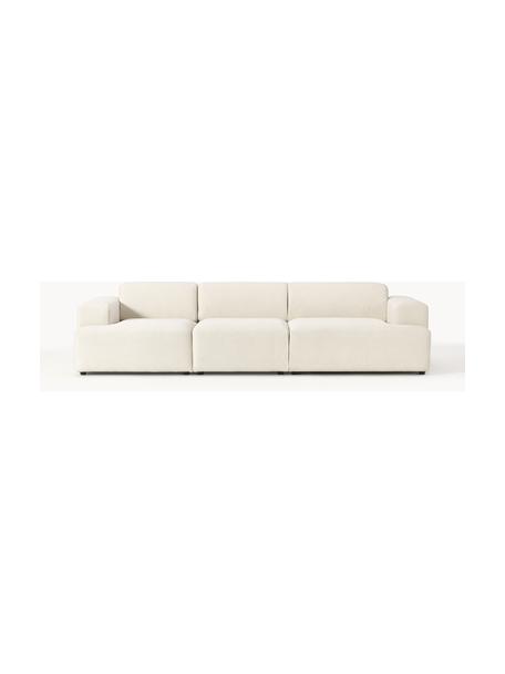 Sofa Melva (4-Sitzer), Bezug: 100 % Polyester Der strap, Gestell: Massives Kiefern- und Fic, Webstoff Off White, B 319 x T 101 cm