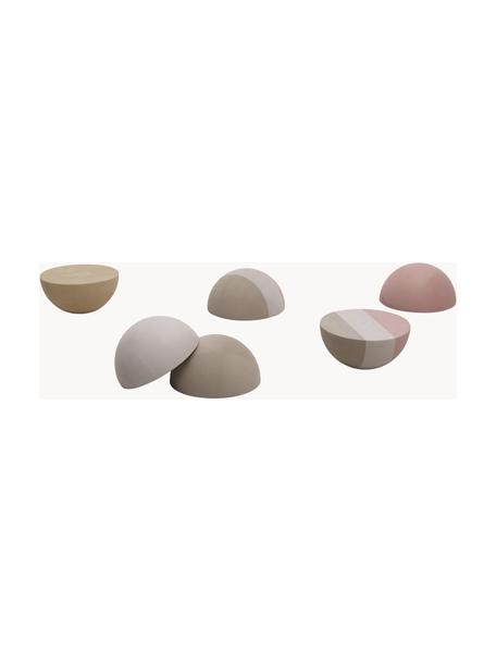 Trittsteine Stepstone, 6er-Set, EVA-Schaum, wasserabweisend, Altrosa, Greige, Off White, Ø 11 x H 6 cm