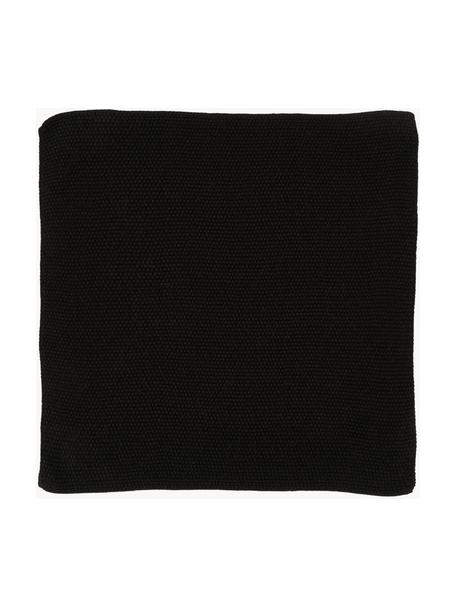 Ściereczka z bawełny Soft, 3 szt., 100% bawełna, Czarny, S 29 x D 30 cm