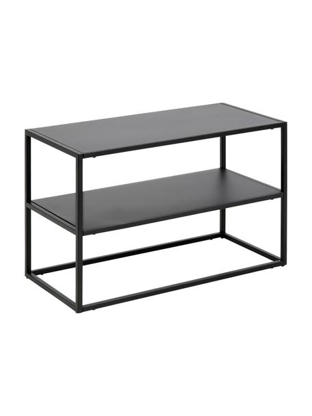 Metalen schoenenrek Neptun, Gepoedercoat metaal, Zwart, B 70 x H 45 cm
