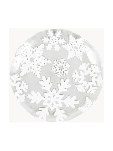 Półmisek Flocon, Szkło, Transparentny, biały, Ø 21 cm