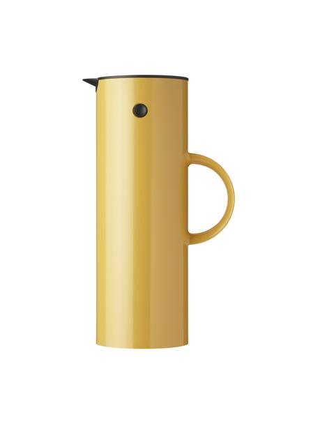 Pichet isotherme EM77, 1 L, Plastique ABS avec partie intérieure en verre, Jaune soleil, haute brillance, 1 L