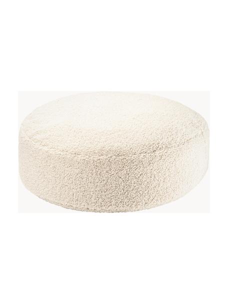 Kinder-Pouf Sugar aus Teddy, Ø 65 cm, Teddy Off White, Ø 65 x H 20 cm