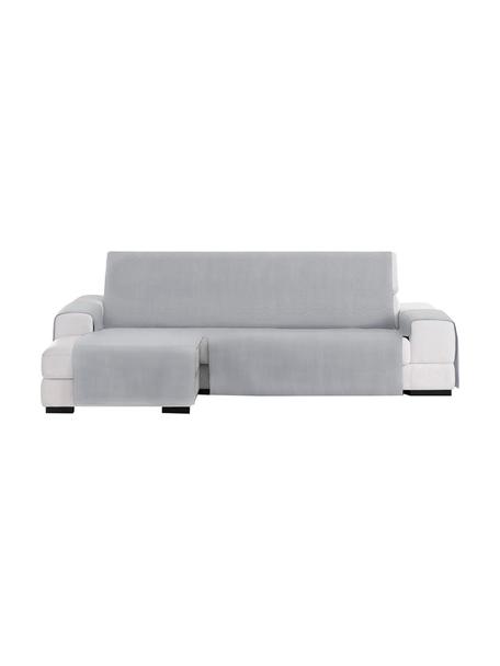 Copertura divano angolare Levante, 65% cotone, 35% poliestere, Grigio, Larg. 150 x Lung. 240 cm